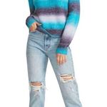 Steve Madden BB Dakota by striped ombré fuzzy sweater size XL Photo 10