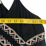 Haute society Womens Western Boho Tank Top Size XS Fringe Embroidered Tribal Photo 2