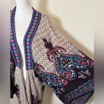 Flying Tomato Vibrant Boho Comfy Open Front Oversized Kimono - Size S/M Photo 1
