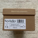 Seychelles  Shades of Cool Flat Sandal Gold NWT Size 7.5 Photo 5