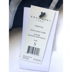 Equipment NWT  Essential Silk Striped Shirt In Atlantic Deep Multi Photo 9