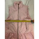 For Cynthia Anthropologie Cynthia West Pink Puffer Vest Ruffle Bottom L Pastel Angelcore Photo 7