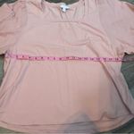LC Lauren Conrad Lauren Conrad LC Pink Bell Sleeve Women's Top; XL Photo 4