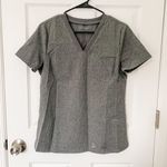 Jaanuu NEW  heather grey scrub top Photo 1