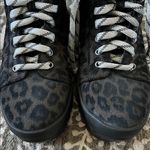 P448 . Denise platform leopard lace up boots Photo 4