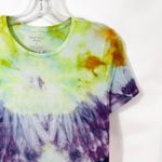 Nine West  Small Top Handmade Tie Dye Tie Dye Green Purple Orange Boho 268 Photo 4