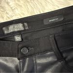 Judy Blue Skinny Fit Two-Tone Faux Leather Jeans – Size 11/30 Photo 6