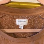 True Craft Women’s camel brown cropped sweatshirt XL Photo 1