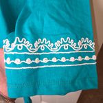 Woman Within  NWOT  Embroidered Knit Tunic Top Boho Waterfall Size 1x Photo 4