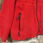 Vintage Red/Black Polo Ralph Lauren Embroidered Zip Up Sweatshirt Jacket Red Size L Photo 2