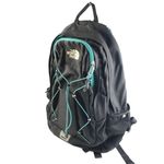 The North Face  Jester Black Teal Adjustable Strap Zip School Travel Backpack Bag Photo 1