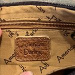 American Darling Brown Leather Accent Bag Green Photo 1