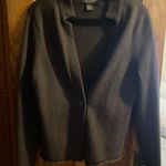 100% Merino Wool Blazer Brown Size L Photo 0