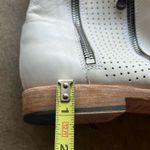 Vero Cuoio  OXS Women’s Cream Gray Leather Ankle Booties Sz 6.5 Photo 6