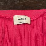 Aritzia NWT wilfred new plunge front cardigan electron fuscia pink Photo 3