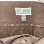 JM Collection  Brown Clay Women's Size M Studded Pull-on Tummy Control Pants Photo 1