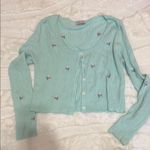Paper Crane women's cardigan size large embroidered flowers Photo 1