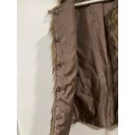 Say What? Women’s Juniors Say What  Faux Fur Vest M Brown Photo 3