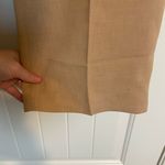 Kasper NWOT  women’s tan flat front polyester straight‎ leg dress pants size 10 Photo 3