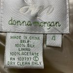 Donna Morgan Strapless Brown Ivory Animal Print Silk Dress Size 4 NWT Photo 8