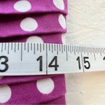 Amanda Smith  Vivid Purple Midi Dress with White Dots Photo 6