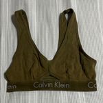 Calvin Klein  Women's Khaki Bralette Photo 0