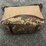 Fossil Woven Straw & Patterned Fabric Hobo Shoulder Bag with Leather Trim Photo 8