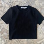 Petal and Pup Ribbed Thick Cropped Short Sleeve Top  Photo 0