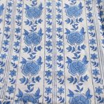 NWT PINK CITY PRINTS Melanie in Sky Alpine Floral Cotton Midi Dress L Blue Size L Photo 6