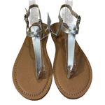 Universal Threads New Universal Thread Gold Thong Sandal Flat Size 8 Hartley Photo 3