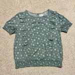 Olive Green Ruffled Top, Youth XL/Womens PXS Photo 0