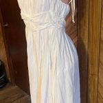 TALULAH  White Gauze Large Sleeveless Midi Summer Dress Photo 3