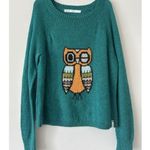 Woolrich  Mohair Blend Winking Owl Round Neck Pullover Sweater Size Large Photo 0