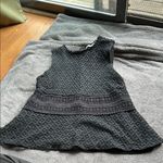 Hazel Black Ruffled Tiered Tank Top Photo 0