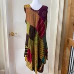 Bohemian Kantha Cotton Patchwork Sleeveless Dress Photo 1