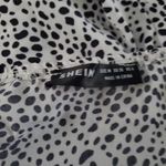 SheIn Black and white polka dots dress size medium by Photo 5
