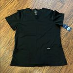 Cherokee Black V-Neck Scrub Top Photo 0