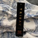 Tribal sz L blue white floral hippie high waisted wide leg pants NWT‎ Photo 4