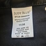 Judy Blue  Straight Black Faux Leather Pants Sz 11/30 Photo 8