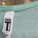 Light Blue Mint Hawaii Pineapple Aloha Racerback Tank Top XL NWT Blue Photo 3