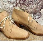 VTG Aldora Chukka Boot Suede Leather Heeled Spain 8.5 B Square Toe Photo 0