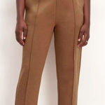 Everlane  The Dream Wrinkle Resistant Cropped Pant‎ Brown Sz Small Photo 0