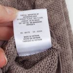 Deletta Anthropologie  Nubby Circle Long‎ Sleeve Sweater Tan Womens Size Small Photo 9