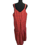 Joie Plus size XXL  Tiered Tea Rose Print V Neck Dress Lined Maxi Photo 4