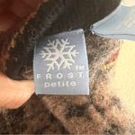 Wool Fair Isle front clasp cardigan Size PL Black Photo 7