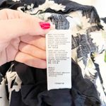 Urban Outfitters Positano Daisy Tie-Shoulder Floral Midi Dress Black White L Photo 8