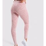 Gymshark  Pink Fleur Texture Leggings Dusty Pink Marl Sz. S Photo 1
