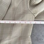 Pretty Little Thing women’s loose fit stone checked woven blazer NWT size 4 Photo 14