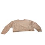 ZARA  Women Sweatshirt beigh Peach with rhinestones Size M Photo 9