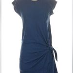 Anthropologie Velvet by Graham and Spencer for Navy Tie-Front Dress Size XS Photo 1